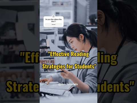 Reading strategies..#shorts #studyingtips