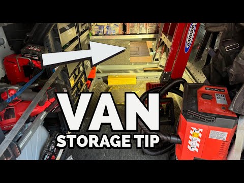 Work Van Storage Tip