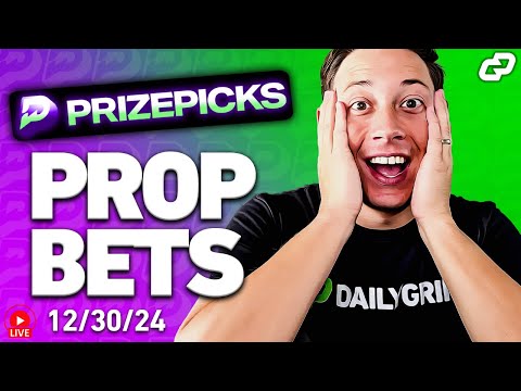 TOP PRIZEPICKS NBA, NFL, CBB & NHL PLAYER PROPS for TODAY 12/30 | Sports Betting (LIVE)