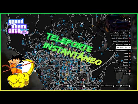 GTA-ONLINE - TELEPORTE INSTANTÂNEO RAPIDO PARA CHEGAR A TODO LADO DO MAPA PS4/PS5/XBOX