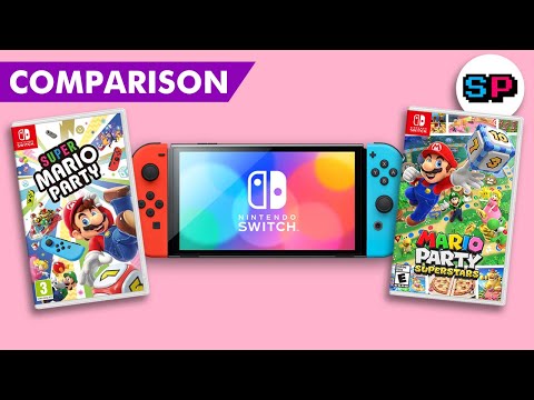 Super Mario Party VS Mario Party Superstars on Nintendo Switch OLED