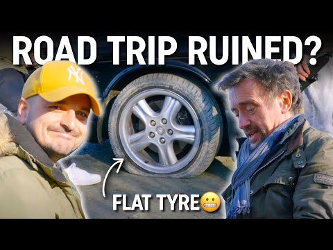 What happens on a road trip with Richard Hammond and Mike Fernie?