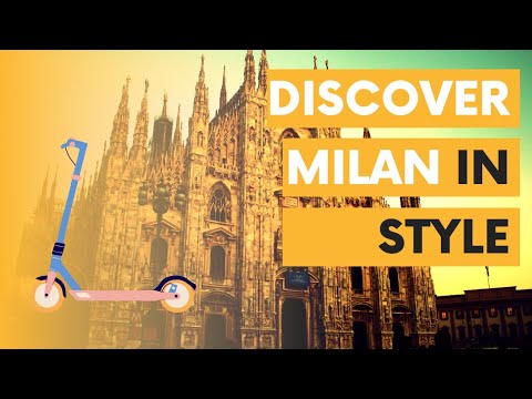 Roaming around MILAN ITALY in a RENTAL SCOOTER #shorts