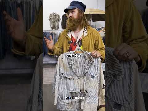 Would you pay $500 for this distressed 1920's Chore Coat???  #fashion #publicinterview #vintage