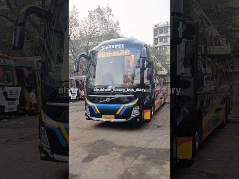 Saini travels Volvo 9600 Nagpur to Pune AC Sleeper Bus #youtubeshorts #shorts #ytshorts #volvo9600