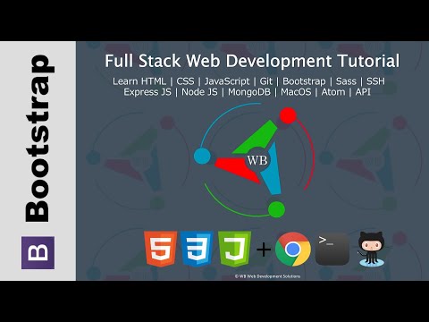 65.  Bootstrap 4 Working with Navbars - Full stack web development Tutorial Course