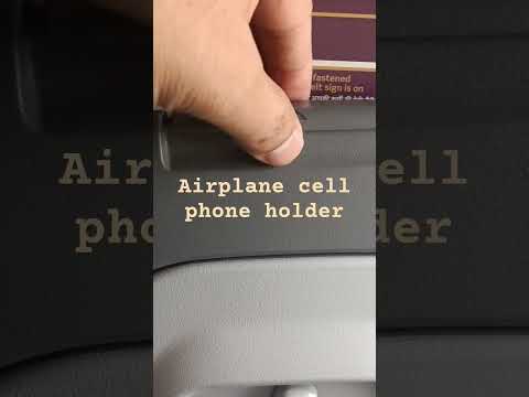 Airplane cell phone holder