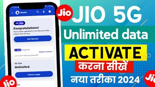 Jio 5g activate kaise kare | how to activate jio true unlimited 5g data | jio 5g setting kaise kare