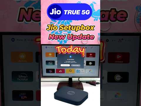 Jio set a box, new update