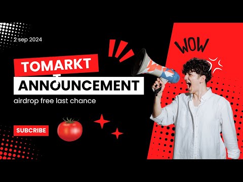 Tomarket airdrop claim| last chance| 2 sep 2024 tomarket update|new airdrop😱