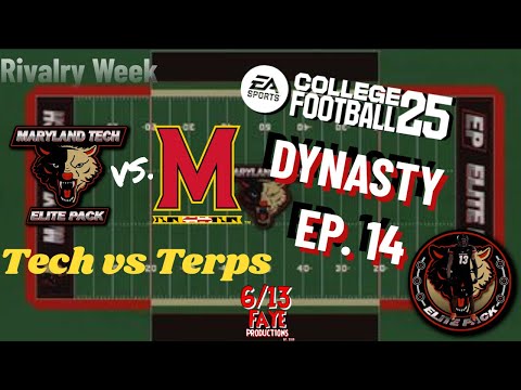 I Created a College Football Program | Ep 14 - Maryland Tech EA College Football 25 Teambuilder