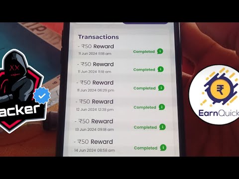 Earn quick app payment proof | earn quick app se paise kaise Kamya | earn quick app Refer code