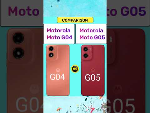 Motorola Moto G04 vs Motorola Moto G05