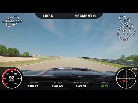 Shelby GT500 CFTP Ozarks International Raceway - 2:43.4 New Personal Best w/ PASSENGER!