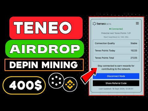 Teneo Protocol Airdrop Full Guide 😱 Teneo Protocol Tokenomics And supply 🤑 Crypto Free Airdrop 2024💲