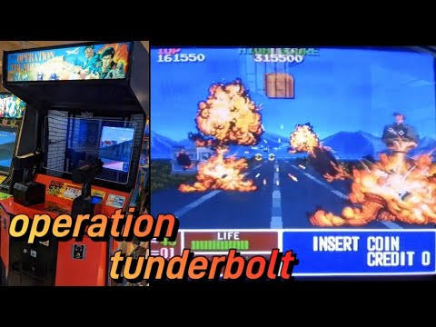 初プレイ　オペレーションサンダーボルト　operation tunderbolt 　やり込みたいガンシューの１つ