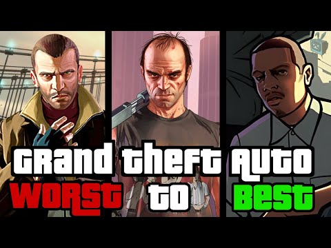 Top 10 Grand Theft Auto Games Ranked WORST to BEST!