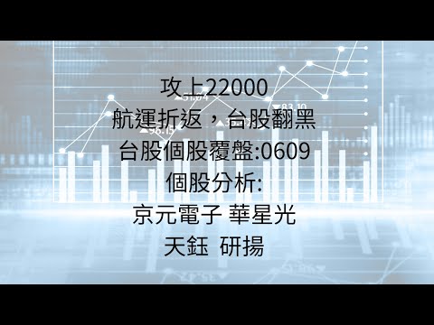 6月11日:航運到站，22000點短暫停留後直線返航 #航運 #以巴停火 #紅海危機 #ai #台積電 #半導體 #輝達 #華星光 #研揚科技 #天鈺 #京元電子