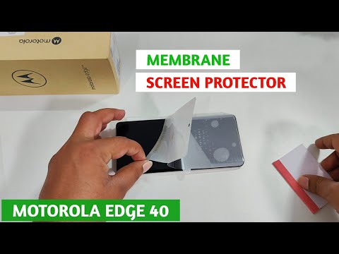 How To Apply Screen Protector on Motorola Edge 40 | Membrane Screen Protector For Moto Edge 40