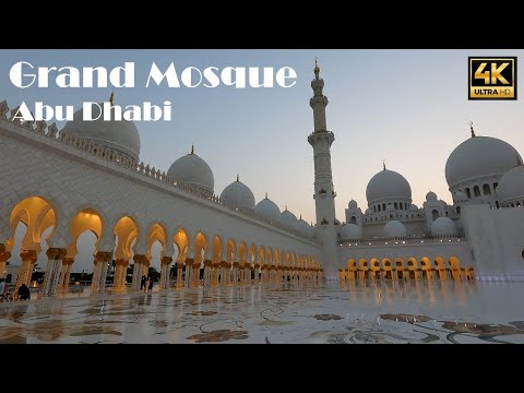 [4K] Walking Together Grand Mosque Abu Dhabi #abudhabi #grandmosqueabudhabi