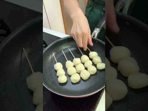 How to make Mitarashi dango 〜Miki's Kitchen〜 #japanesehomecooking #dango #mochi