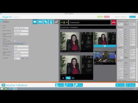 Newtek - TalkShow Skype TX Video Demonstration