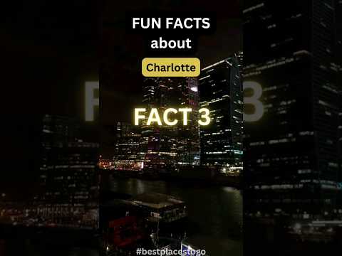 Charlotte City Fun Fact #travel #places #funfacts #charlotte