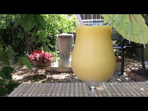 How To Make Mango Banana Yogurt Smoothie-Asian Food Recipes Healthy Drinks