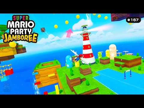 Super Mario Party Jamboree - Paratroopa Flight School (All Modes)