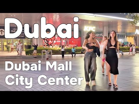 Dubai 🇦🇪 Amazing City Center, Dubai Mall [4k] Walking Tour