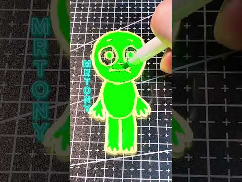 Easy drawing Frank #incrediboxabgerny with #neonpainting #abgerny #frank #diy #youtubehighfive #fyp