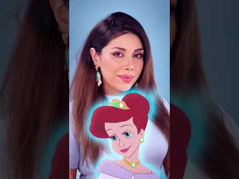 Disney Princess Hair tutorial   Ariel ( the Little mermaid 2 )hairstyle -Bun hack