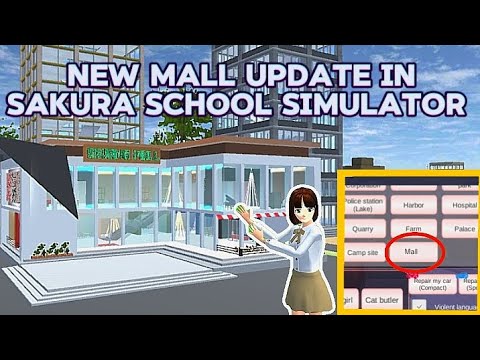 New Mall Update مجمع تجاري Sakura School Simulator