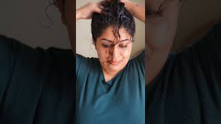 Poofy to Styled curly hair routine #curlyhaircare #curlyhairindia #curlyhair  #hair