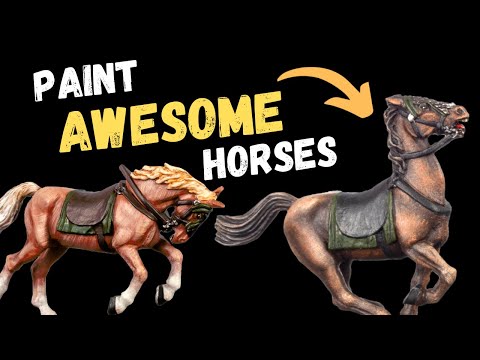 Transform Your Horses: 3 Amazing Techniques for Tabletop Gamers