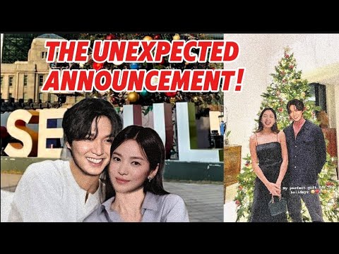 LEE MINHO'S UNEXPECTED ANNOUNCEMENT ON CHRISTMAS DAY! CONGRATULATIONS!