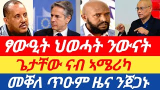 ሰበር ዜና🔥  ዘይተገመተ ፃውዒት ህወሓት ንውናት/ ጥርዓን ጌታቸው ናብ ኣሜሪካ/ መቐለ ጥዑም ዜና ንጀጋኑ @tbstig