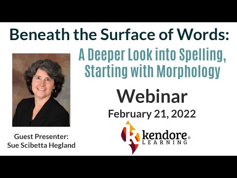 Beneath the Surface of Words: A Kendore Learning Webinar