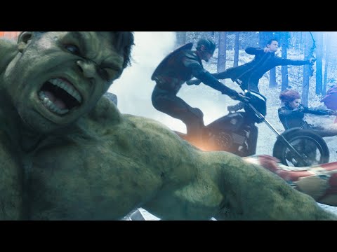 어벤져스 스트러커 기지 기습 장면 | 어벤져스: 에이지 오브 울트론 (Avengers: Age of Ultron, 2015) [4K]