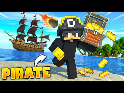 MINECRAFT, BUT I BECAME A PIRATE...