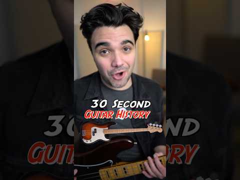 FENDER P-BASS - 30 Second Guitar History