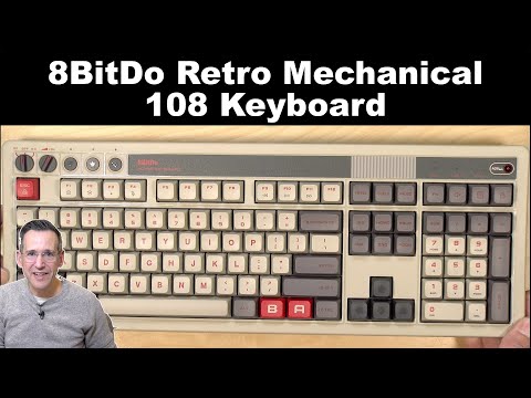 8bitdo 108 Retro Mechanical Keyboard Review - Now with a Full Number Pad!