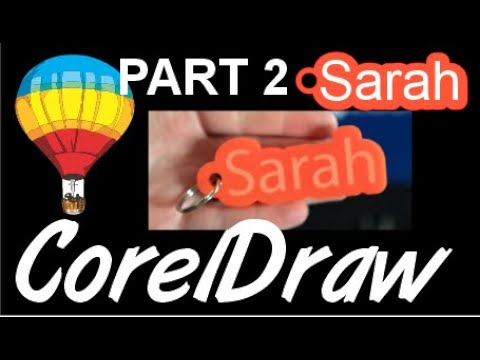 Corel Draw Tips & Tricks Key Chain draw like this Part 2