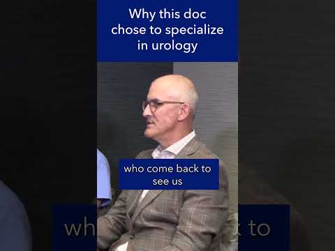 Why this doc chose to specialize in urology #shorts