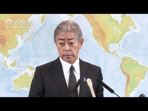 〔November 8〕Regular Press Conference：Minister for Foreign Affairs of Japan, IWAYA Takeshi