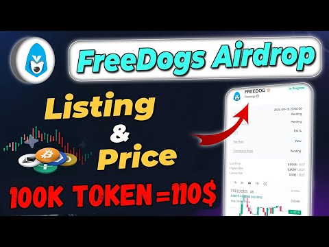 Free Dogs Airdrop | Free Dogs Listing Date | Freedogs Airdrop Listing & Withdraw | Freedogs Telegram