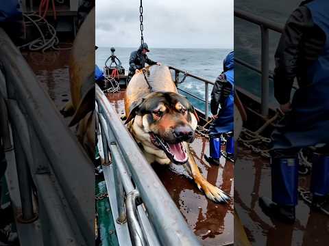 GIANT sea creature caught by fishermen🐟🌊