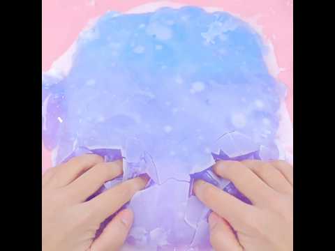 【ASMR】Crunchy WAX Slime & Crunchy Squishy  パキパキ音で心と耳を浄化する1分