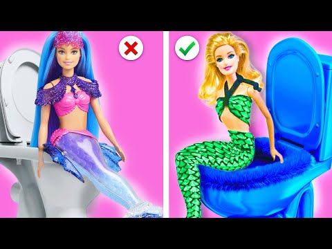 MERMAID IS USING TOILET HACKS! Weird Toilet Gadgets, Hacks for Smart Parents by Zoom GO!