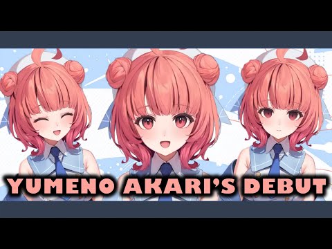 Yumeno Akari's Debut 【Yumeno Akari, Akarin | VSpo! ENG SUB】